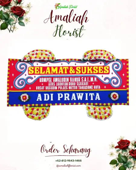 Papan Bunga Ucapan Selamat Labibia